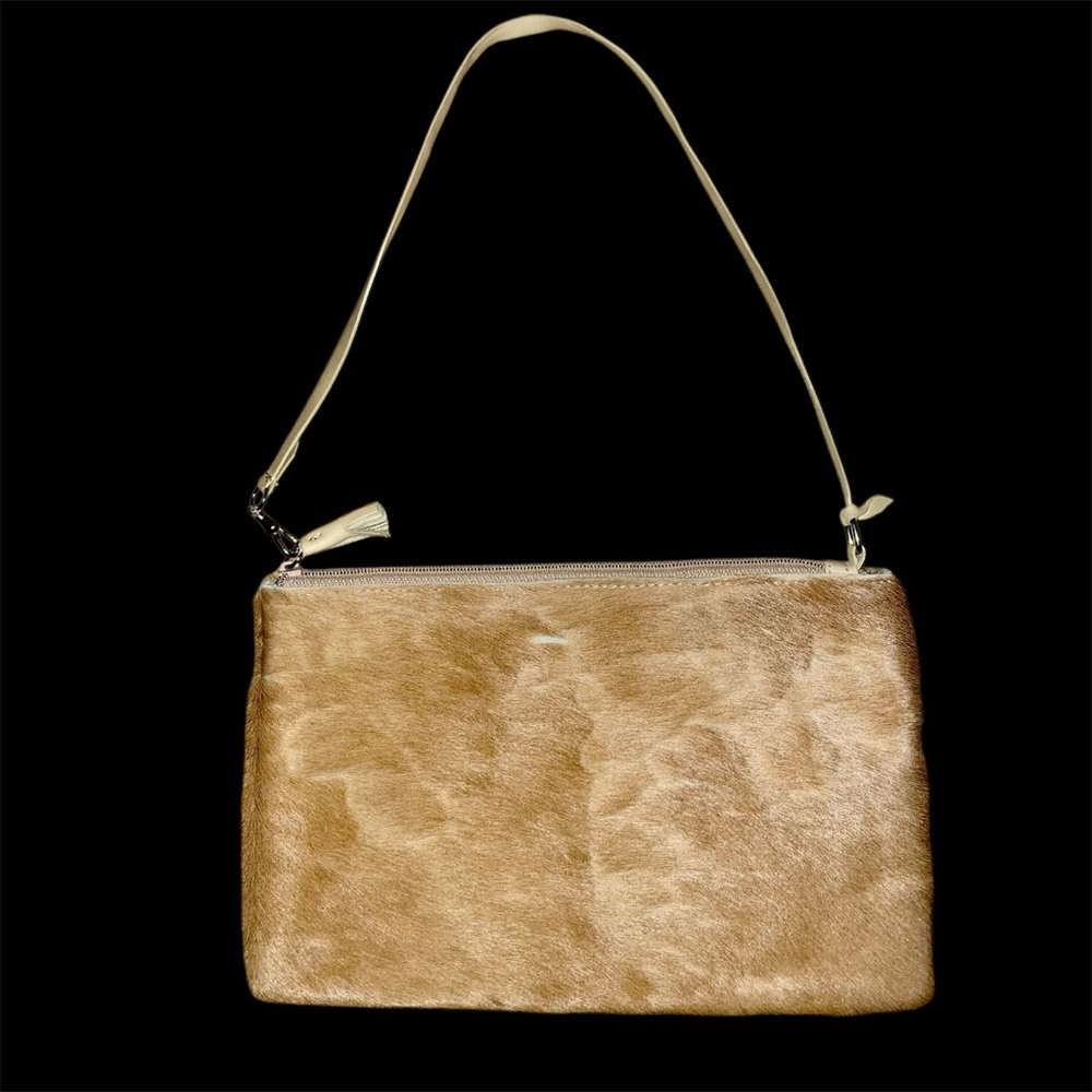 BCBG Calf Hair & Leather Wristlet